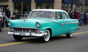 Vintage cars took part