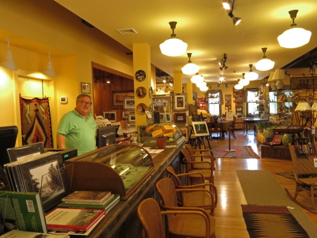 Manager Rick Thomas welcomes you to the Tannersville Antique and Artisan Center.